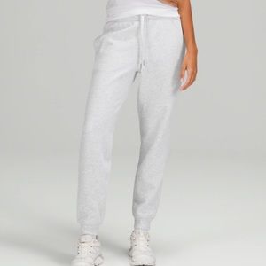 Lululemon Soft Grey Joggers